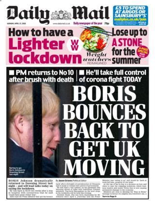 Boris johnson is set to announce whether the so called 'freedom day' on june 21 will go ahead (image. Newspaper headlines: PM 'takes control' and lockdown plans ...