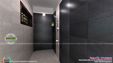 Modular Kitchen Living Bathroom And Foyer Kerala Home Design And
