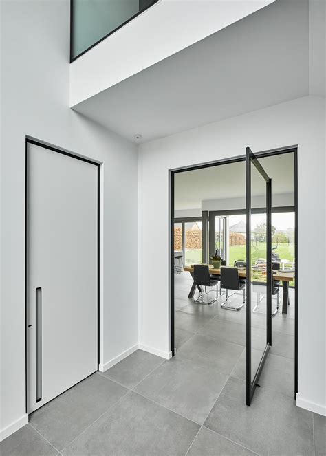 Modern Interior Doors By Anywaydoors A White Plain Door With Black