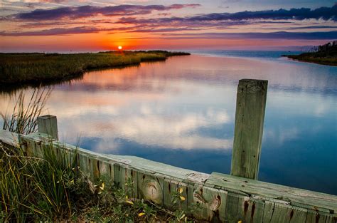 Sunset On Pamlico Sound Photograph By Eric Albright
