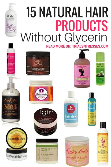 The black hair market has made leaps and bounds since the days of just for me relaxers and that one pink bottle of hair lotion that every single member of my family used (if you know, you know). 15 Natural Hair Products Without Glycerin... - Everything ...