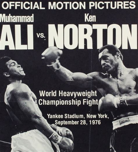 Muhammad Ali Vs Ken Norton Poster Motion Pictures Memorabilia Expert