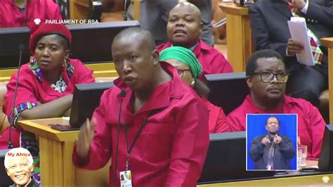 Julius Malema Vs Jackson Mthembu On Parliament Rules Youtube
