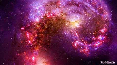 Colorful Nebula Space Flight Screensaver Free Download Colorful
