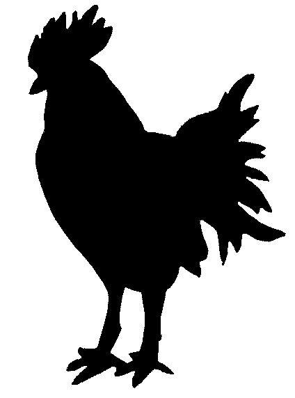 Chicken Silhouette Clipart Clipart Kid