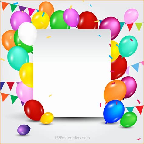 Birthday Card Template Word Birthday Card Ts On White Background