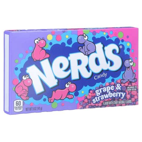 Nerds Grape And Strawberry Theater Box Candy 5 Oz 12 Count Walmart