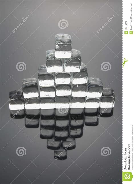Maybe you would like to learn more about one of these? Pyramid Formed By Ice Cubes Stock Photo - Image: 16214588