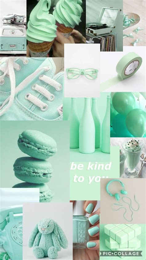 Mint Collage 😁 In 2021 Iphone Wallpaper Tumblr Aesthetic Aesthetic