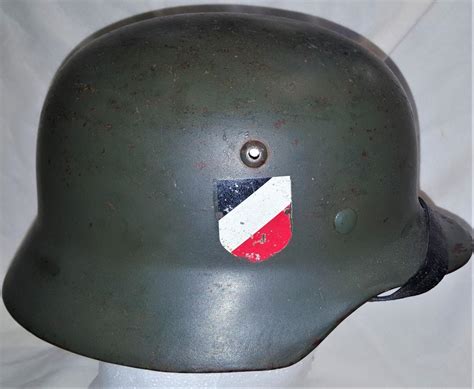 Ww2 German Army Double Decal M35 Steel Helmet By Fw Quist Gmbh