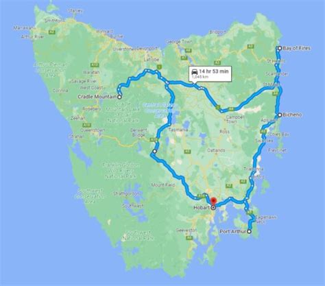 Tasmania Self Drive Winter Itinerary Big Lap Bible