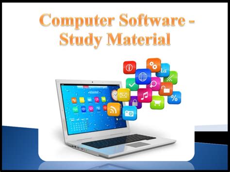 Software is defined as the virtual programs that run on your computer; Computer Software - Study Material - Exams Daily - India's ...