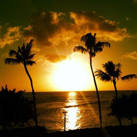 Hawaii Instagram Aloha Discoverhawaii Sunset What Says Paradise