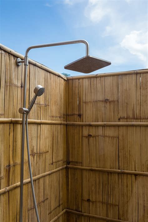 Ideas For An Original Outdoor Shower Enclosure Outdoor Shower Company