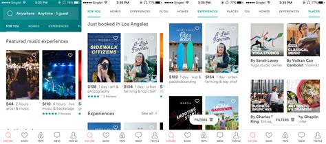 The app comprises two parts: Airbnb Launches Trips, Lets You Live Like A Local On Your ...