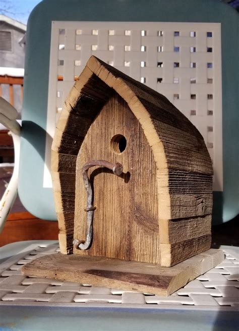 Repurposed Cedar Fence Birdhouse Unique Bird Houses Bird House Kits