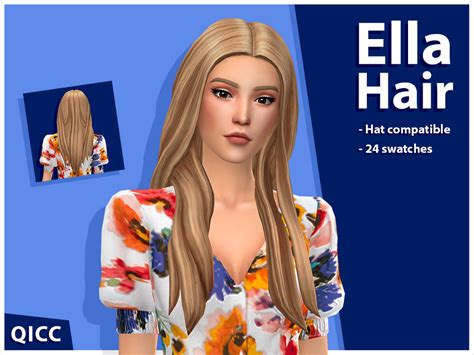 The Sims Resource Ella Hair