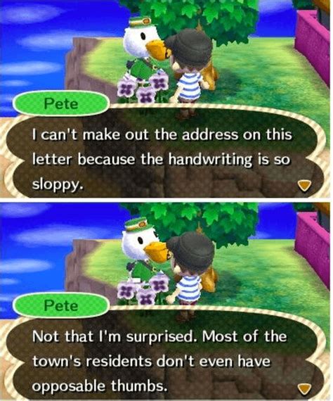 When the police show up, they ask him what happened. 27 Funny Animal Crossing Screenshots That Are Rated M for ...