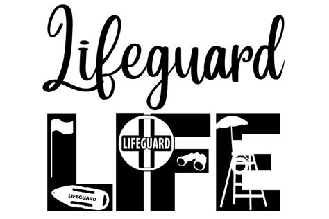 Free Lifeguard SVG File - The Crafty Crafter Club
