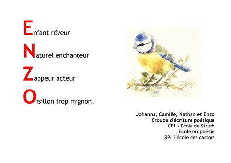 Image result for un poème en acrostiche