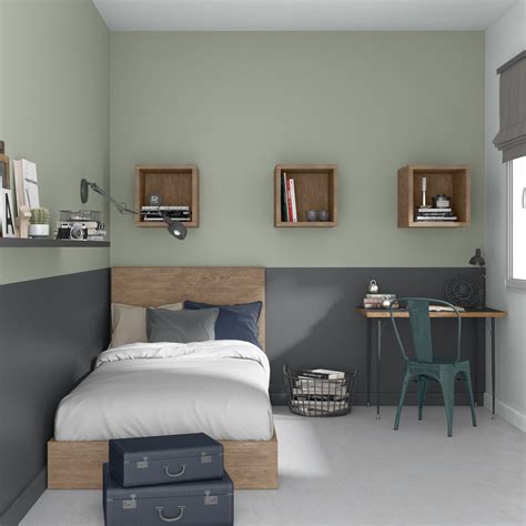 Déco design, espace ados, idées déco, la chambre, rénovation et aménagement tags : Un style au gris industriel dans un chambre d'adolescent ...