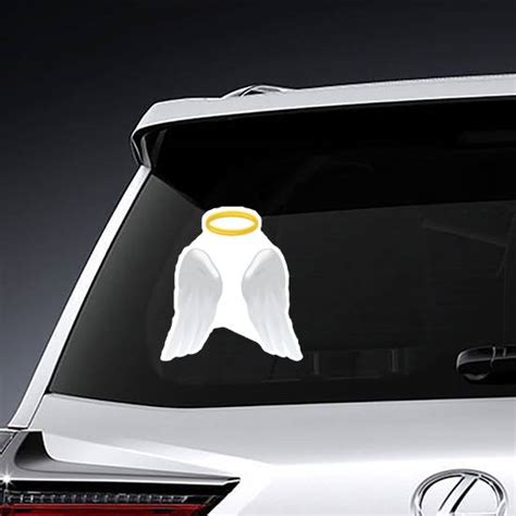 Angel Wings And Halo Sticker