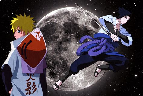 Hokage Naruto And Sasuke Wallpaper By Weissdrum On Deviantart