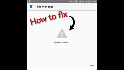How To Fix App Not Installed Youtube