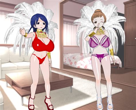 Yarimoku Nanpa Beach Vegas Showgirls By Quamp On Deviantart