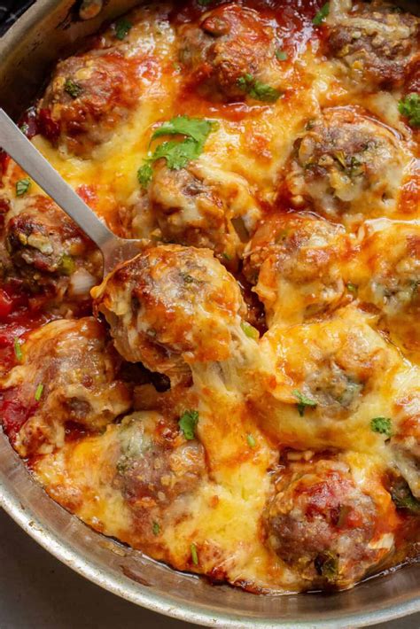 Easy Baked Mexican Meatballs Recipe Busy Day Dinners
