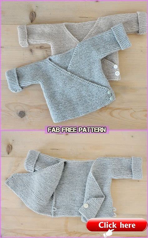 Easy Knit Baby Kimono Cardigan Free Patterns 2019 Knit Diy