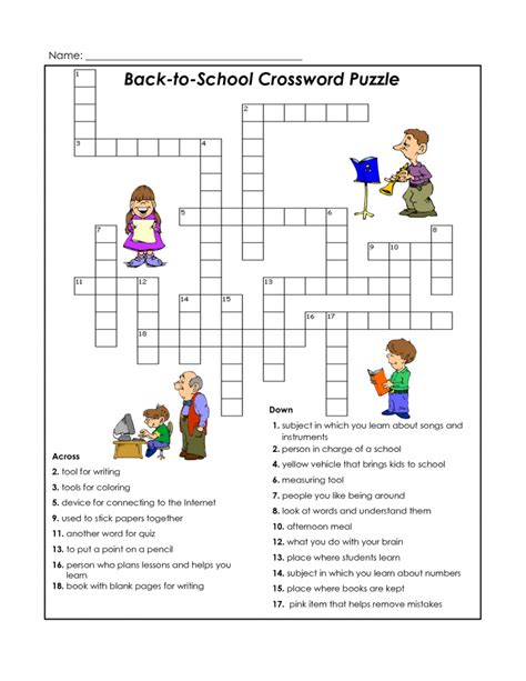 Easy Crosswords Puzzles For Kids Activity Shelter