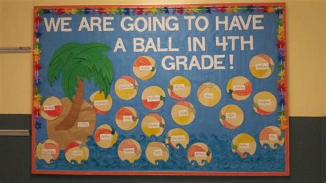 Beach Ball Bulletin Board