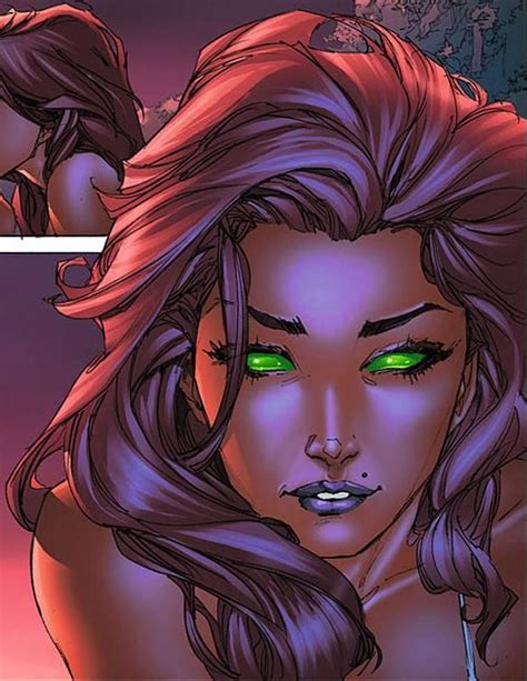 She Is Not Just A Pretty Face Starfire Dc Comics Art Starfire Comics Starfire
