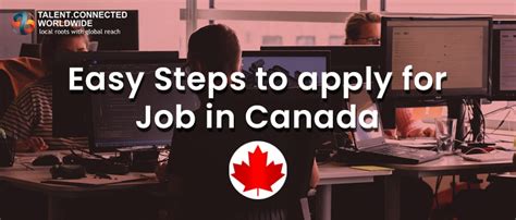 5 Easy Steps To Applying For A Job In Canada Tcww