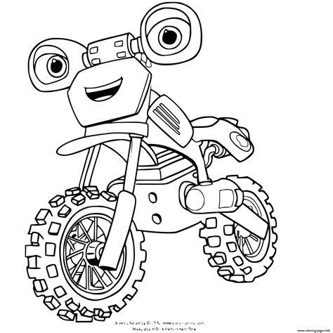Ricky Zoom Coloring Page / Kids N Fun De Malvorlage Ricky Zoom Ricky