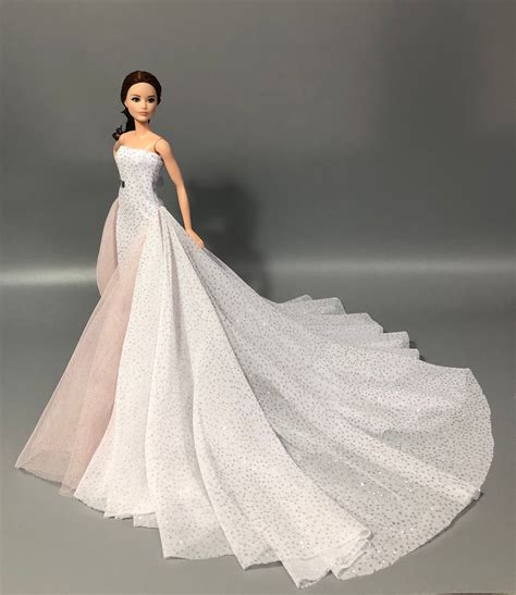 The Original For Barbie Dress Barbie Doll Clothes Wedding Dress Quality