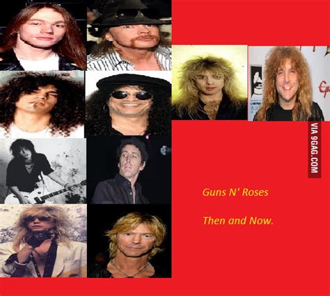 Guns N Roses Then And Now 9GAG