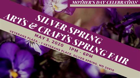 Silver Spring Arts And Crafts Spring Fair ~ Mother S Day Celebration Adventure Moms Dc
