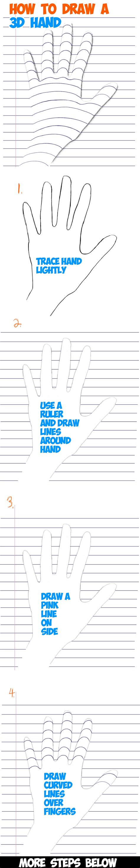 Something, to create a drawing you'll be did you know you don't need to learn classic perspective to draw 3d creatures? How to Draw a 3D Hand on Notebook Paper - Drawing Trick ...