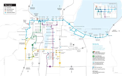 City Loops Bus Routes Bata Traverse City Transportation