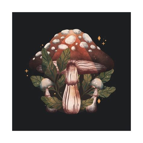 Magic Mushroom in 2021 | Mushroom art, Mushroom drawing, Art