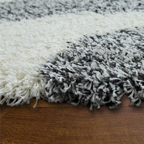 Der waschbare straßenteppich ist eine große freude für jungen und mädchen.… Hochflor Teppich Kuschelig Gewellt Grau | Teppich.de