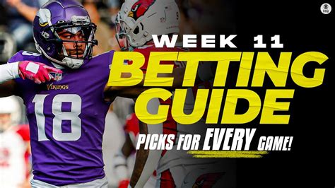 Nfl Week 11 Betting Guide Expert Picks For Every Game Cbs Sports Hq Youtube