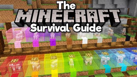 Automatic Sheep Shearing Wool Farm The Minecraft Survival Guide