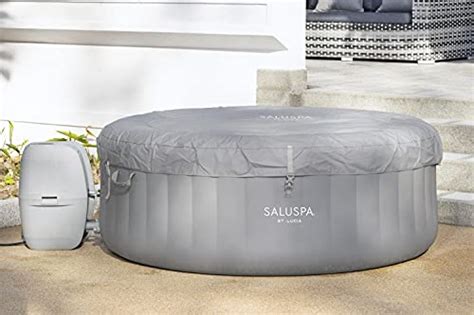 Bestway St Lucia SaluSpa 2 3 Person Inflatable Round Hot Tub With 110