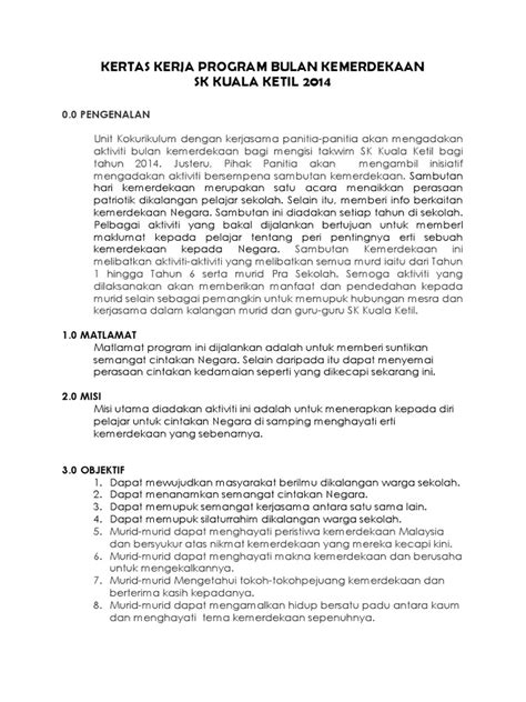 Download cepat bermacam contoh gambar mewarna hari kebangsaan 2016. Kertas Kerja Program Bulan Kemerdekaan