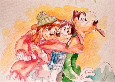 Max Roxanne And Goofy By Natsu Nori On Deviantart