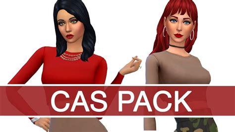 Look At Deligracy Grimcookies Cas Stuff Pack The Sims 4 Youtube