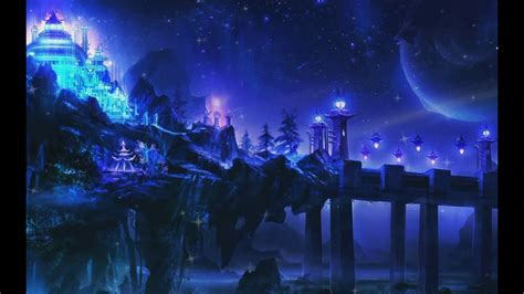Beautiful Magical Fantasy Land Animation Video Background Wallpaper